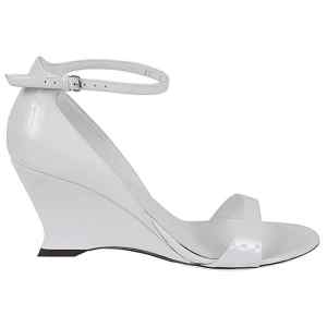Ferragamo leather adjustable wedge sandals