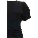 Victoria Beckham Gathered Waist Midi Dress