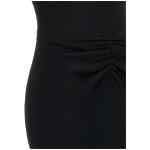 Victoria Beckham Gathered Waist Midi Dress