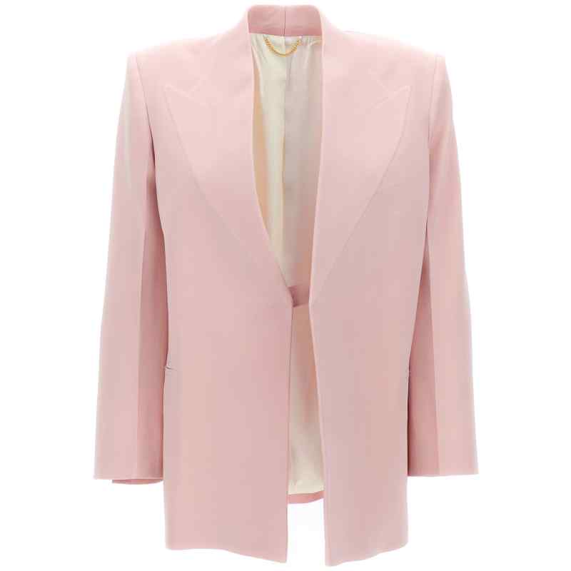 1223WJK004761BBLUSH_1_M1_2026-09-04T08-47-11.409Z Victoria Beckham Single-breasted Blazer Jacket
