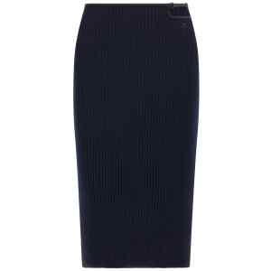 Courreges Loop Rib Knit Skirt