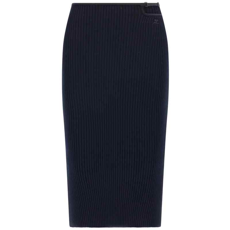125MJU232FI00017075_01_M_2025-02-10T10-43-14.883Z Courreges Loop Rib Knit Skirt