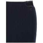 Courreges Loop Rib Knit Skirt