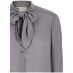 Tory Burch Georgette Bow Blouse