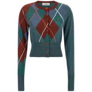 Vivienne Westwood Argyle Cropped Cardigan