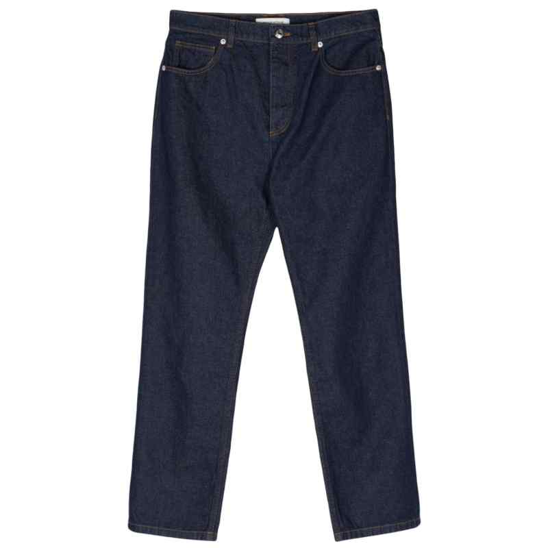 190028753-fw24-maisonkitsunemain-mm01107ww0081p470 Maison Kitsuné Mid-rise straight-leg trousers