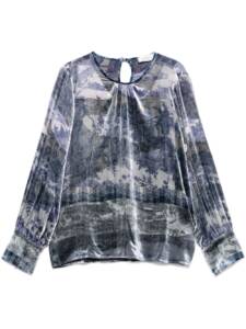 Pierre Louis Mascia Silk printed blouse