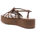 Gianvito Rossi Hebe Leather Sandals.