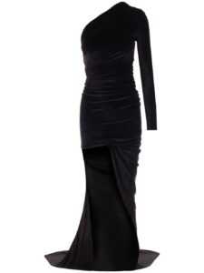 Balenciaga Long asymmetrical one-shoulder dress