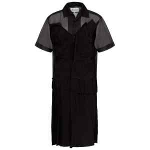 Maison Margiela Midi dress with layered design