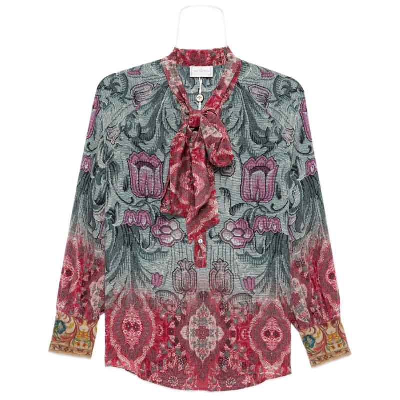 Pierre Louis Mascia Printed silk shirt