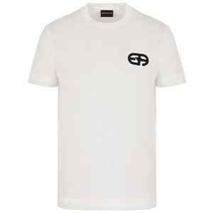 Emporio Armani Logo cotton blend t-shirt