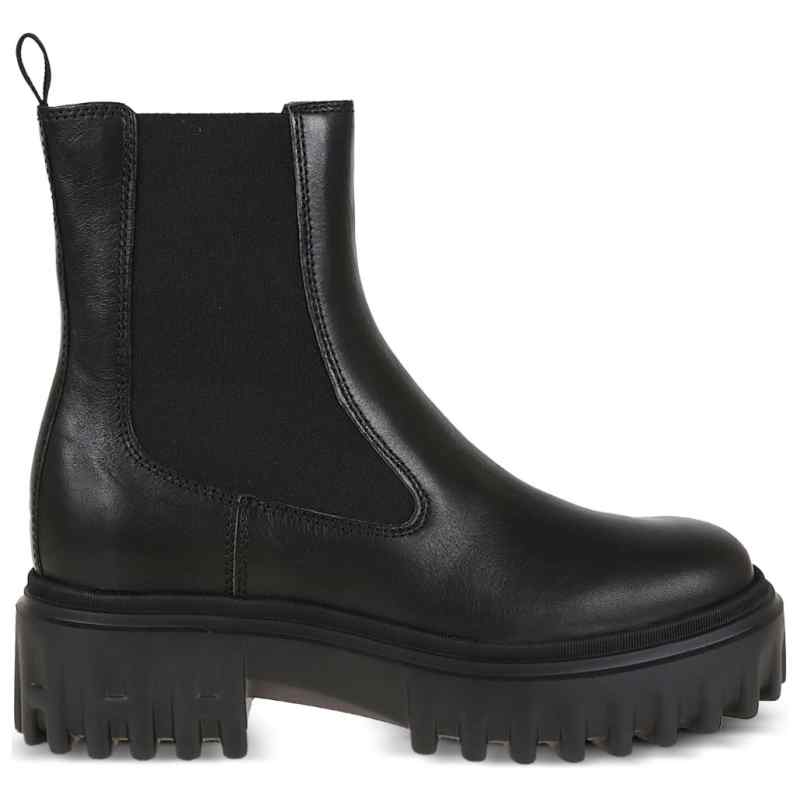 Hogan Pre H700 Black Leather Chelsea Boots.