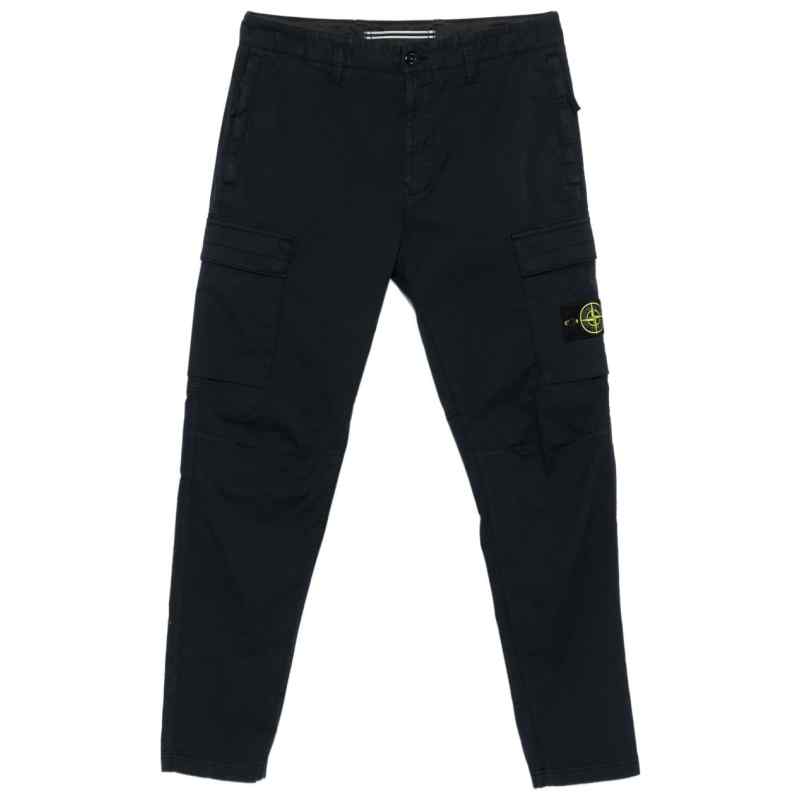 190126746-fw25-stoneisland-k2s153100032s0010v0020 Stone Island logo patch Cotton cargo trousers