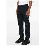 Stone Island logo patch Cotton cargo trousers