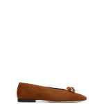 JIMMY CHOO Flat shoes LUGGAGE