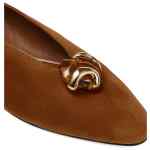 JIMMY CHOO Flat shoes LUGGAGE