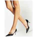 JIMMY CHOO With Heel BLACK