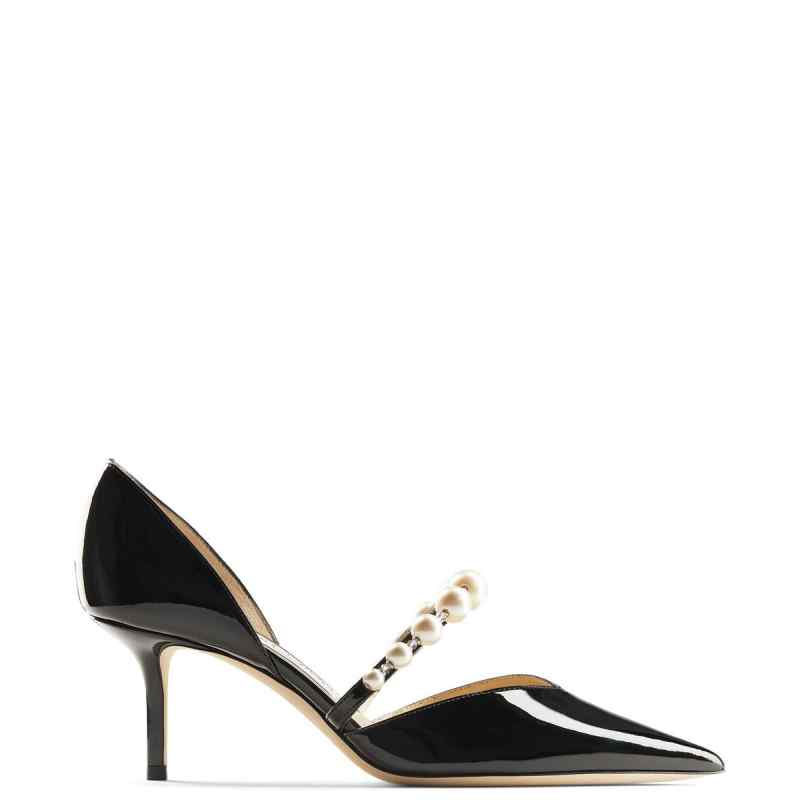 JIMMY CHOO With Heel BLACK