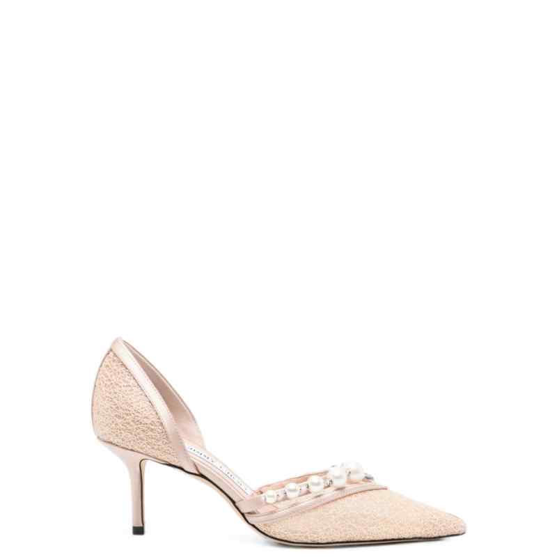 190207284-fw26-jimmychoo-aurelie65qkgmacaronwhite JIMMY CHOO With Heel POWDER