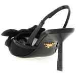 Prada Mesh Slingback With Bow