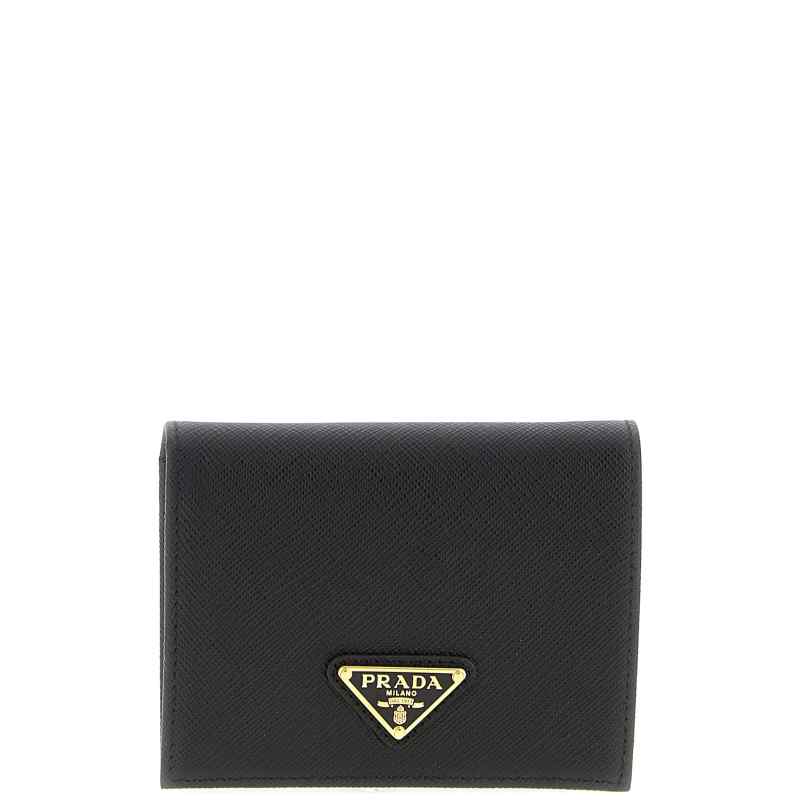 Prada Logo Leather Wallet