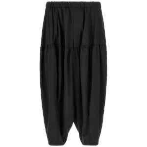 Comme Des Garcons Black Barrel Leg Pants