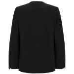 Comme Des Garcons Black Raw Cut Hem Blazer