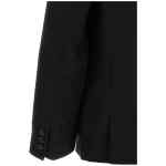 Comme Des Garcons Black Raw Cut Hem Blazer