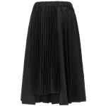 Comme Des Garcons Black Asymmetrical Pleated Skirt