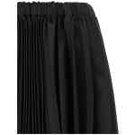 Comme Des Garcons Black Asymmetrical Pleated Skirt