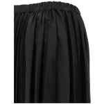 Comme Des Garcons Black Asymmetrical Pleated Skirt