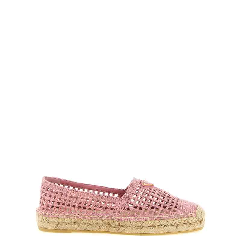 Prada Crochet Knitted Espadrilles