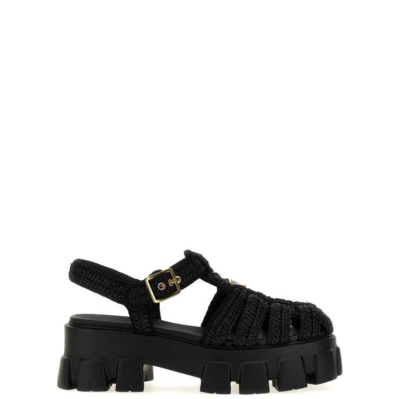 Prada Monolith Sandals