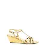 Prada Laminated Leather Sandals