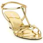 Prada Laminated Leather Sandals
