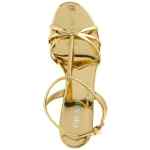 Prada Laminated Leather Sandals