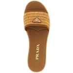 Prada Raffia Slides