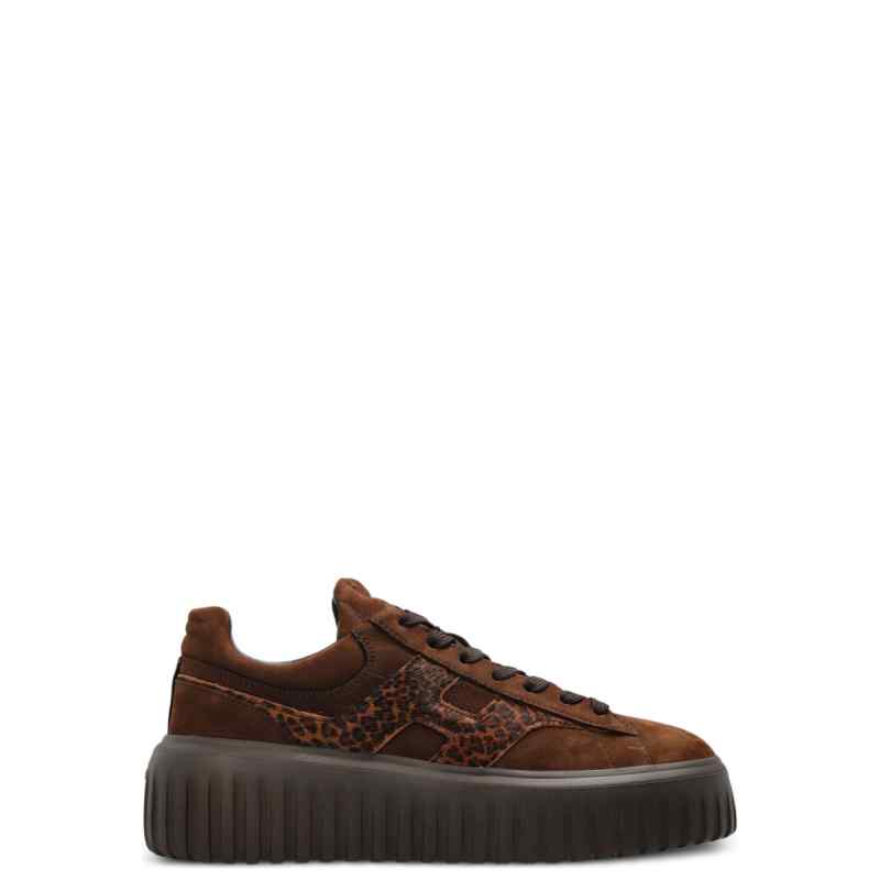 200001200-fw26-hogan-hxw6450fe9avh80r1d HOGAN Sneakers BROWN