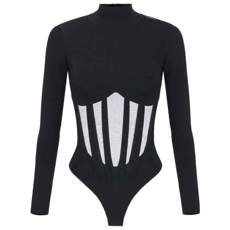 200024737-fw26-elisabettafranchimain-bk05s67e2110 Elisabetta Franchi Top BLACK