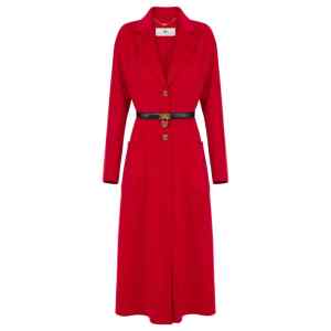 Elisabetta Franchi Coats RED