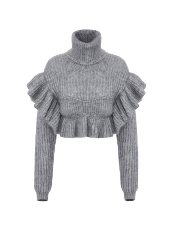 200024781-fw26-elisabettafranchimain-mk43t67e2431 Elisabetta Franchi Sweaters GREY