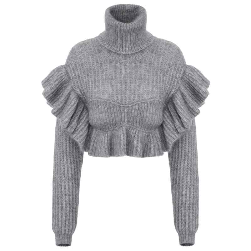 200024781-fw26-elisabettafranchimain-mk43t67e2431 Elisabetta Franchi Sweaters GREY