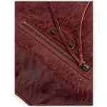 Balenciaga Crinkled Leather Top Zip Bag