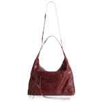 Balenciaga Crinkled Leather Top Zip Bag