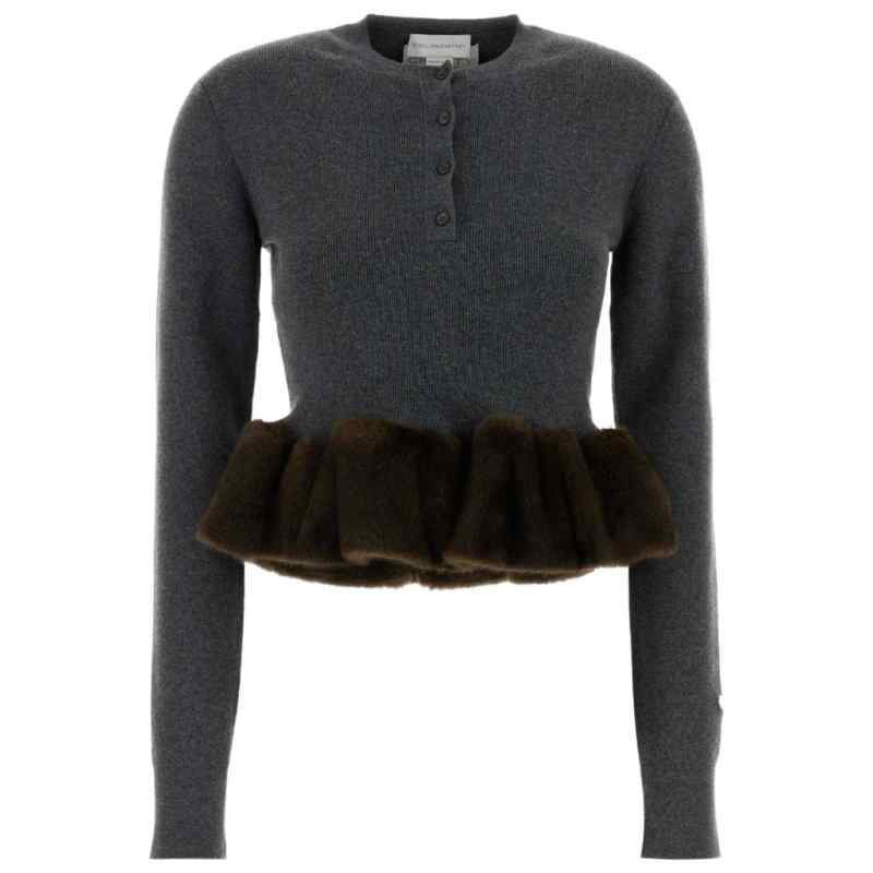 200027798-fw26-stellamccartneymain-6k12773s26731267 Stella McCartney Sweaters GREY