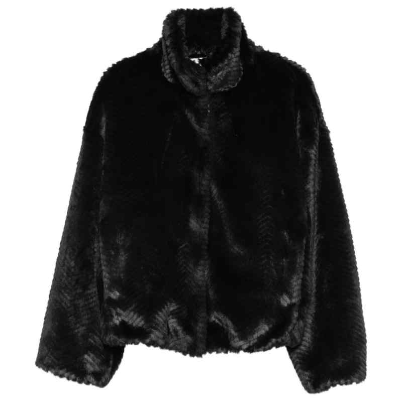 Forte Forte Coats BLACK