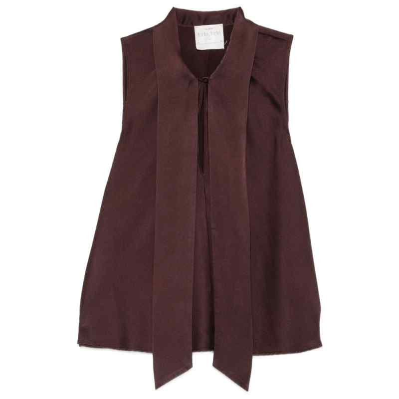 200028471-fw26-fortefortemain-15384mytopfondant Forte Forte Top BROWN