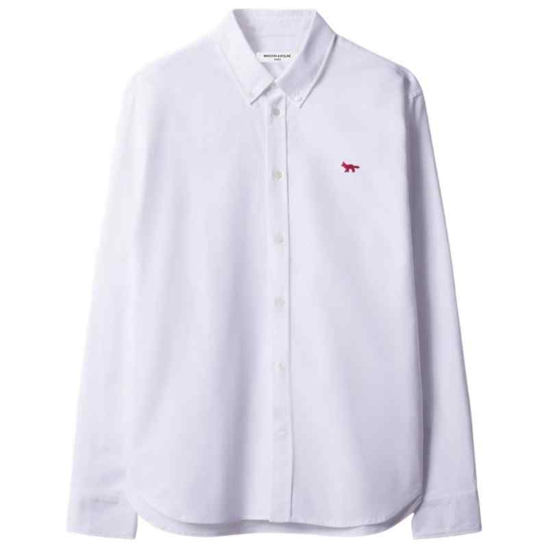 200028834-fw26-maisonkitsune-qm00425wc5062p100 Maison Kitsuné MAISON KITSUNE' Shirts WHITE