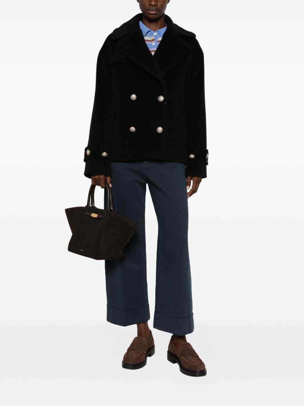 TAGLIATORE Coats NAVY